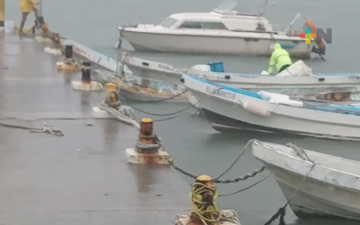 Pescadores de Veracruz reportan daños en embarcaciones y pérdidas económicas
